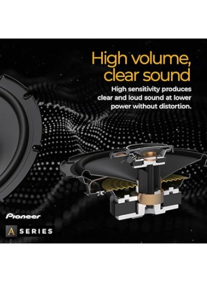 Pioneer TS-A6881F 6″ x 8″ 4-Way Speaker 350W MAX / 80W RMS - Image 5